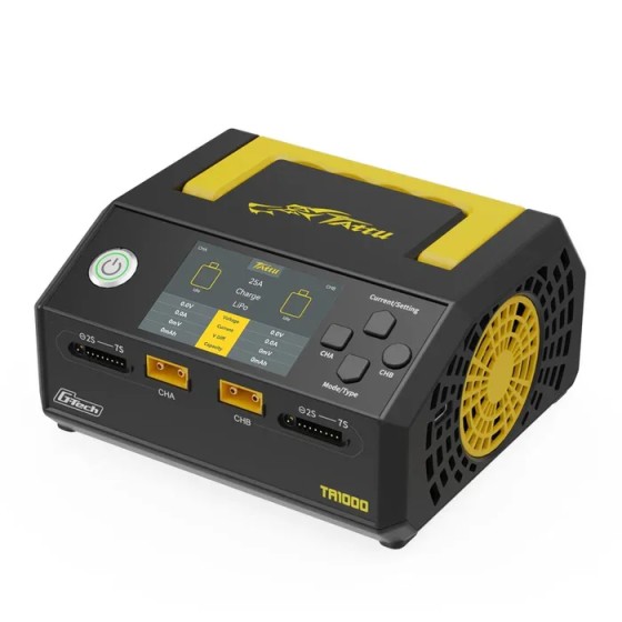 Tattu TA1000 G-Tech 25Ax2 1000W 1S-7S  DC/DC Dual-channel Charger High Power  Battery Charger Parts  Drones Accessories